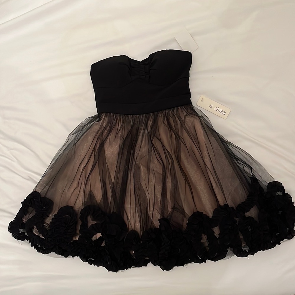 Nordstrom a.drea bustier tulle mini dress
